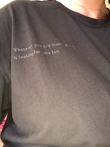 Customer photo review of Oversized Tee