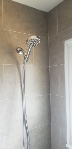 Customer photo review of 1-Spray Handheld Shower Head Set