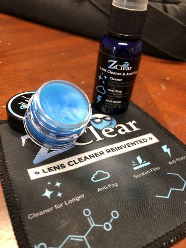 Customer photo review of SPRITZ Anti-Fog Lens Cleaner Spray