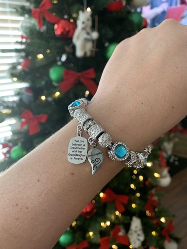 Customer photo review of Grandmother Granddaughter Unending Love Bracelets