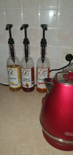 Customer photo review of Syrup Pump for 750mL Bottle - 4 PACK