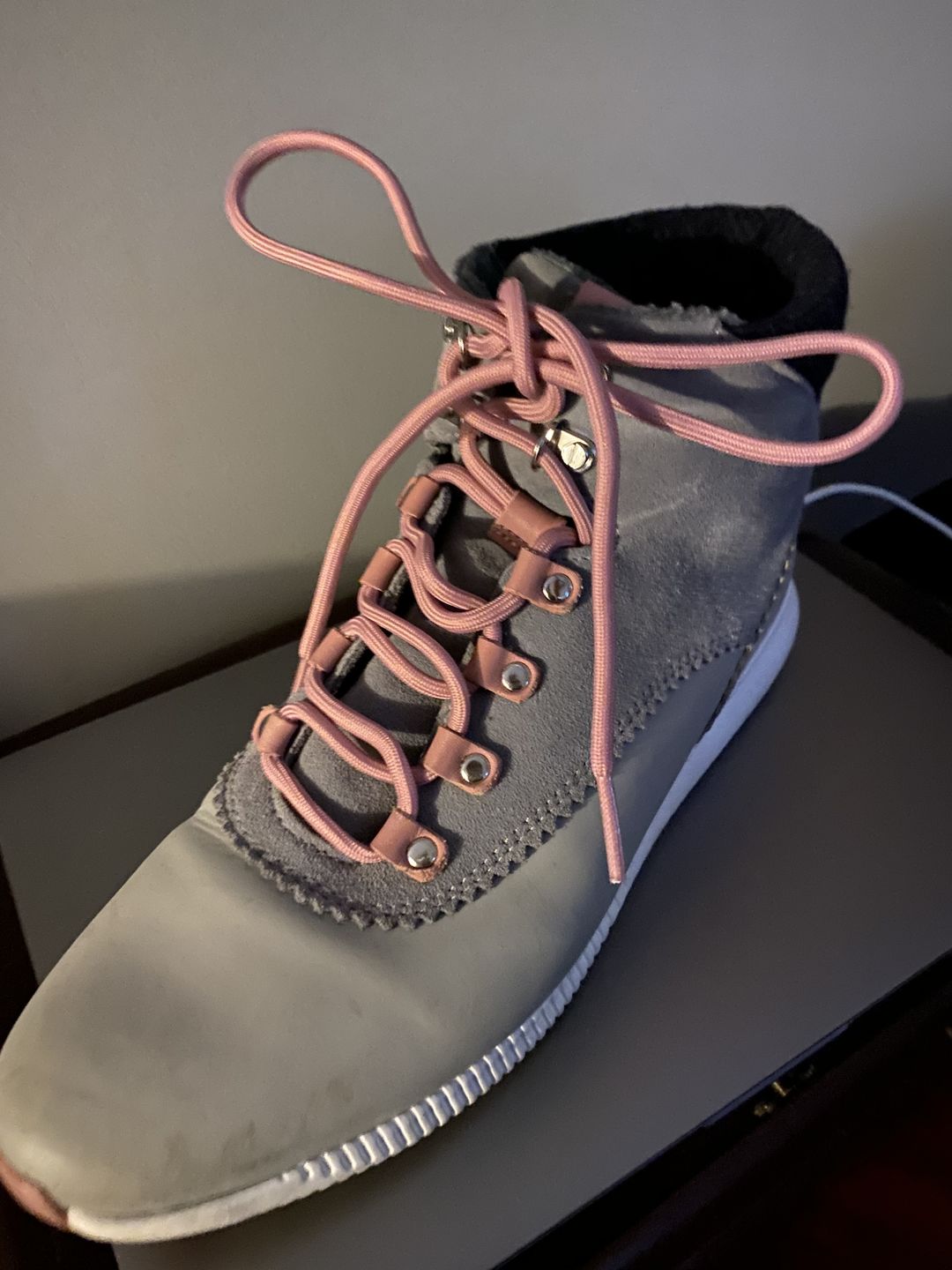 Customer photo review of Round Standard Shoe Laces - Solids
