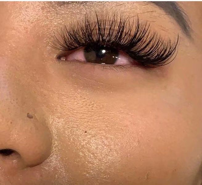 Customer photo review of Premium Eyelash Extensions 0.03 0.05 0.07mm
