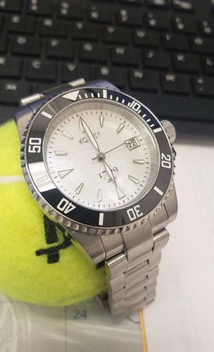 Customer photo review of Aquacy 1769 Hei Matau Men's Automatic 300M White Diver MOP Watch 1769.WMP.B.S
