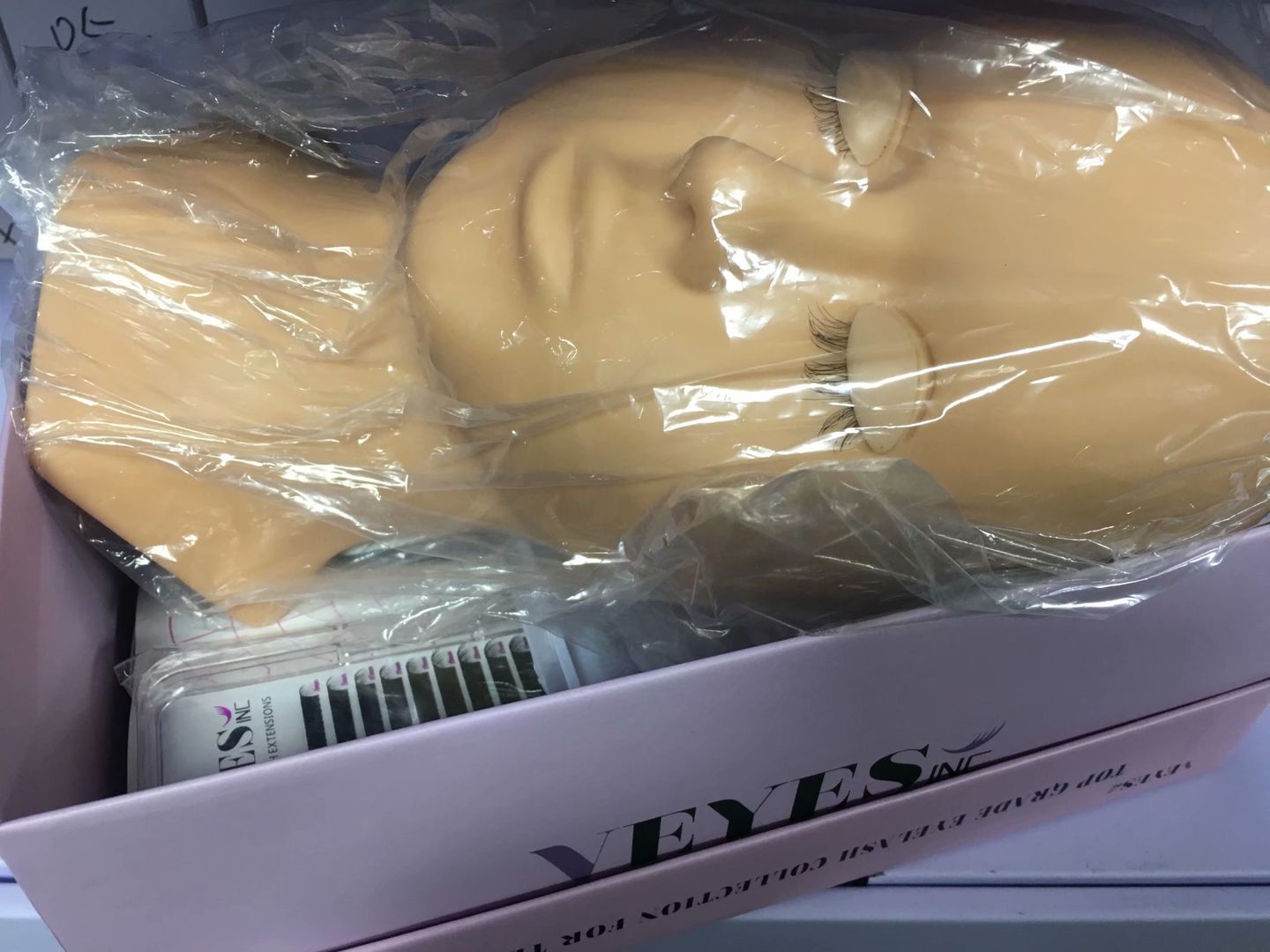 Customer photo review of Mannequin With Replacement Eyelids
