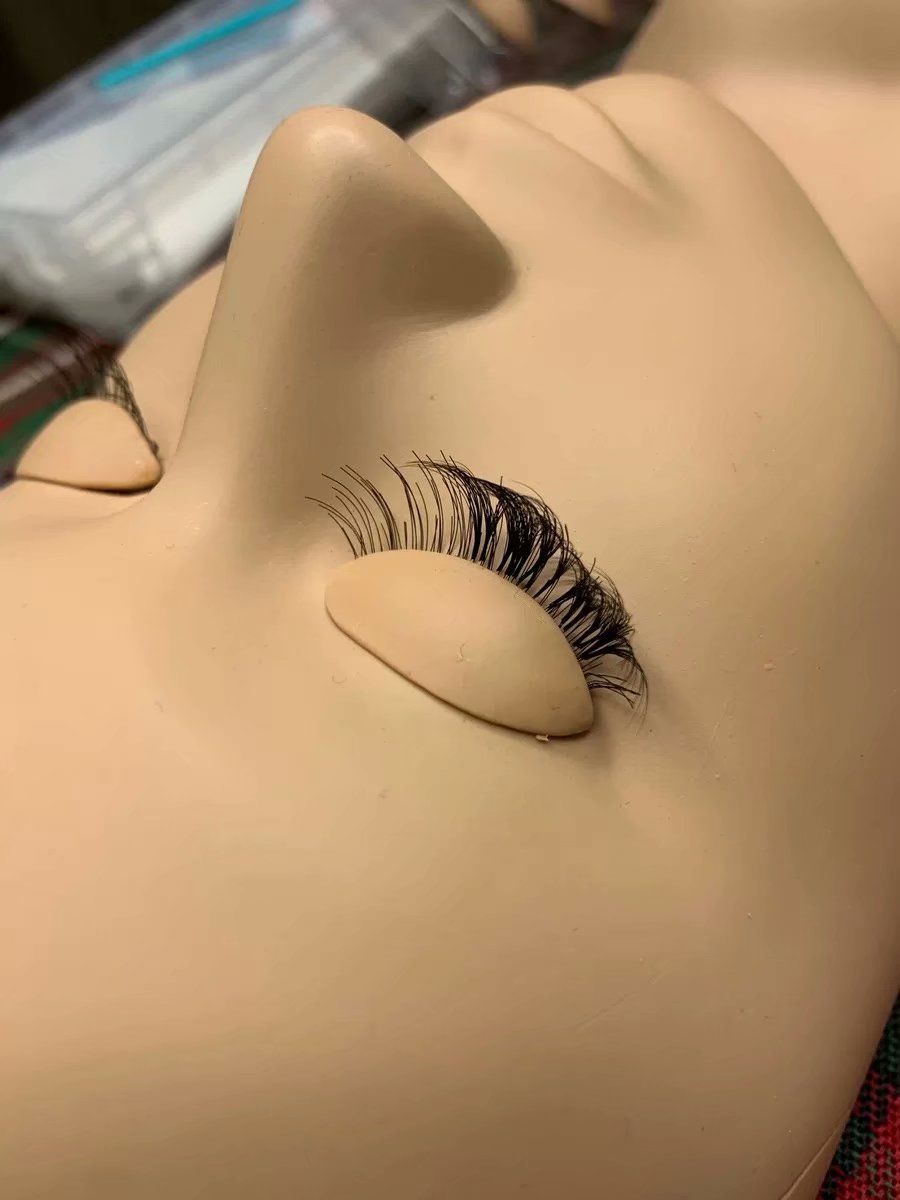 Customer photo review of Mannequin With Replacement Eyelids