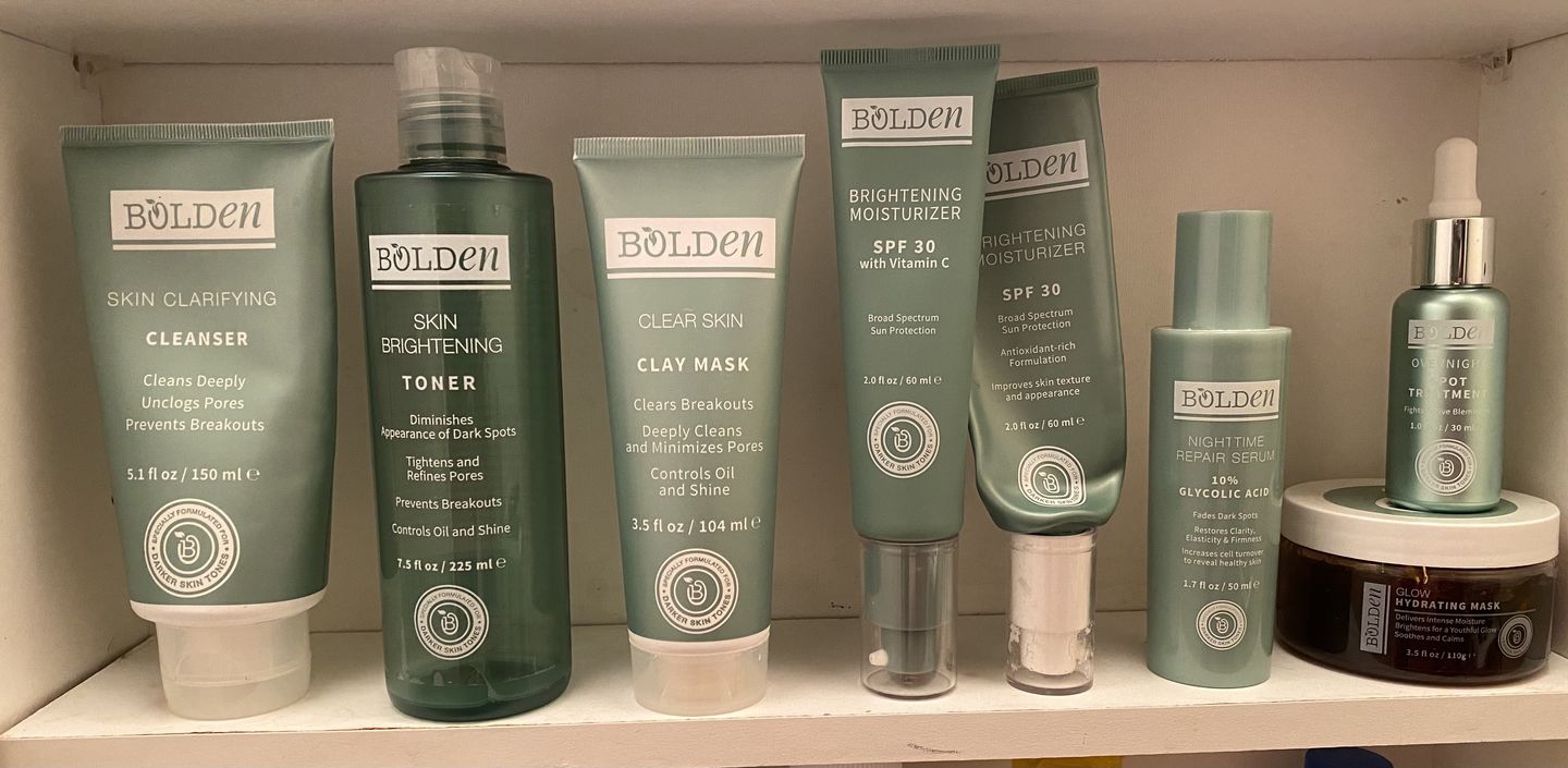 Customer photo review of SPF 30 Brightening Moisturizer