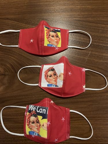 Customer photo review of White Cord/Elastic Toggle - (20 Toggles /10 Masks)