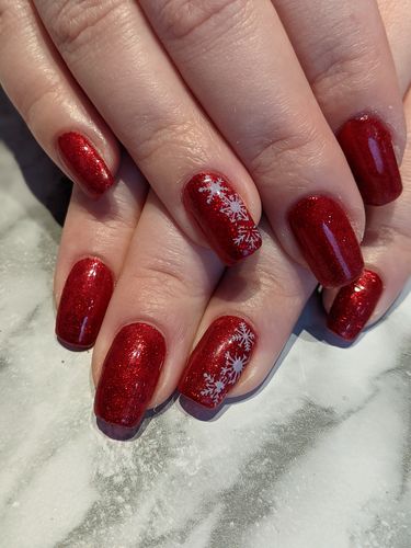 Customer photo review of Nail Art Foil Glue Set