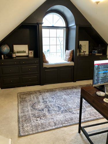 Customer photo review of Distressed Vintage Kendra Ash Area Rug