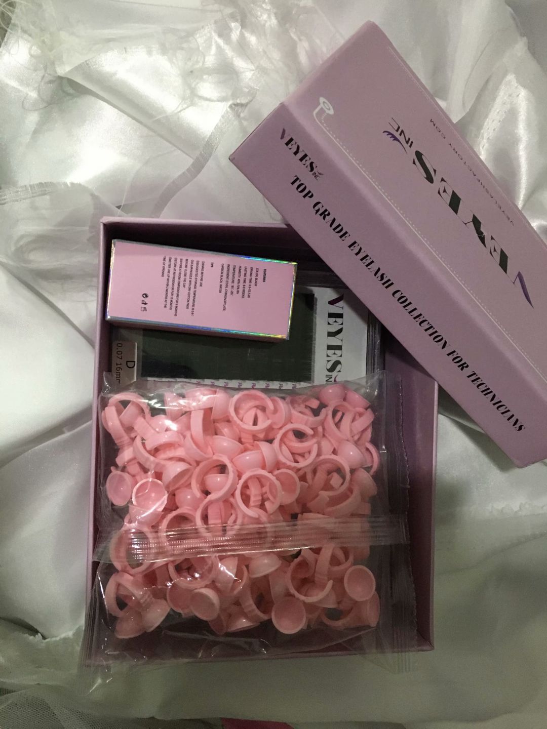 Customer photo review of Premium Eyelash Extensions 0.03 0.05 0.07mm