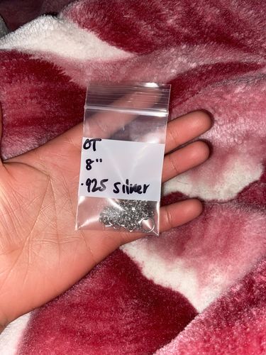 Customer photo review of .925 silver OT “industrial” bracelet