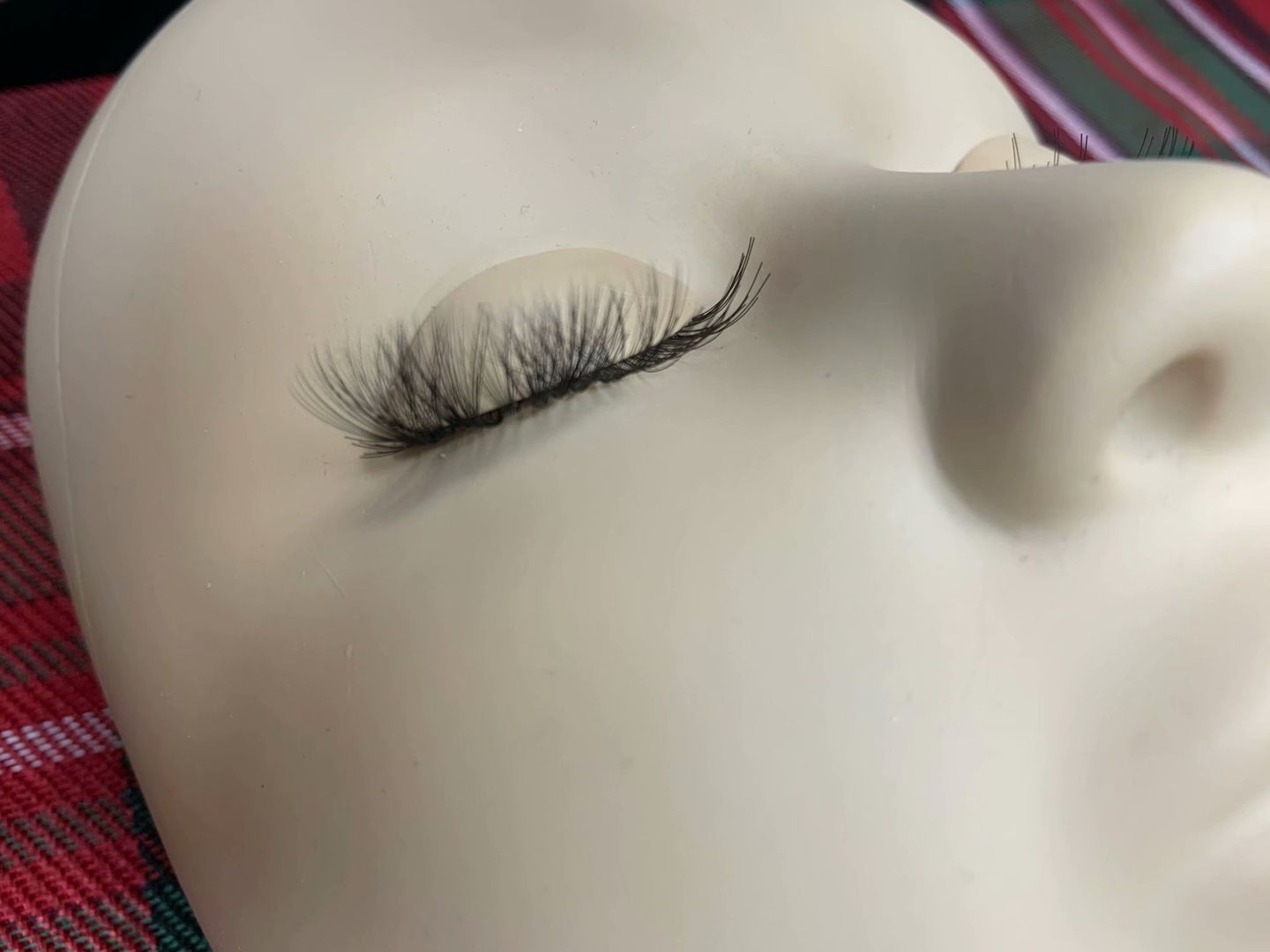 Customer photo review of Mannequin With Replacement Eyelids