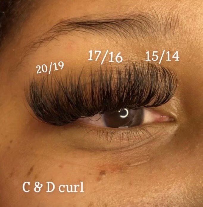 Customer photo review of Wispy Eyelash Extensions 17-25mm