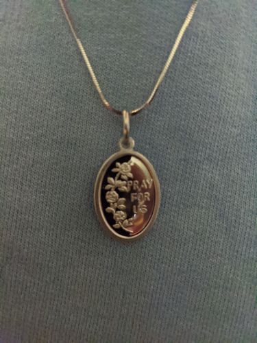 Customer photo review of pray for us pendant + necklace