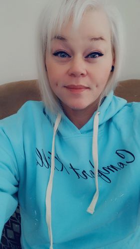 Customer photo review of 91- Comfort Puris Blue Hoodie