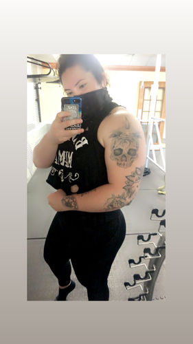 Customer photo review of #Mamma Crop Tank Top - 021