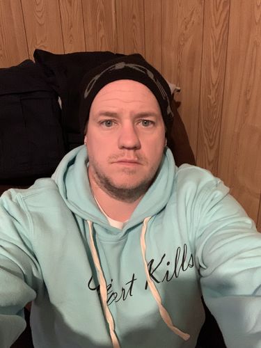 Customer photo review of 91- Comfort Puris Blue Hoodie