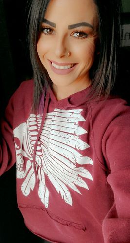 Customer photo review of #Apache Crop Hoodie - 01