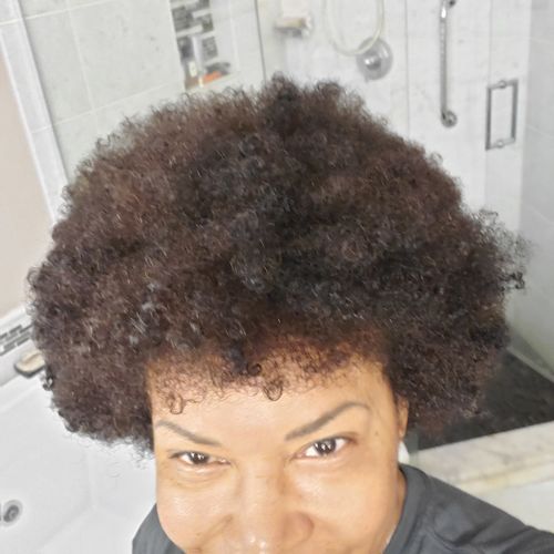 Customer photo review of CurlMix Fresh Quarterly Kit - On Hold Indefinitely