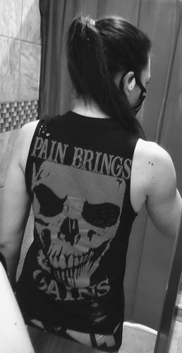 Customer photo review of 86- Pain Tank Top