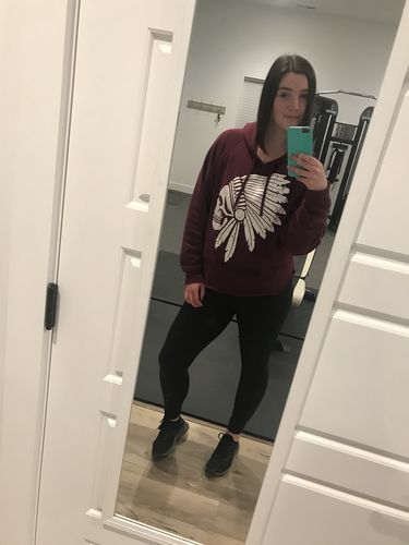 Customer photo review of #Apache Crop Hoodie - 01