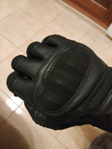 Customer photo review of Touch Screen Hard Knuckle Tactical Gloves  [Premium Shipping]