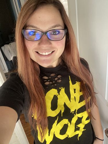 Customer photo review of 104 - Sunshine Lone Wolf Crop Top