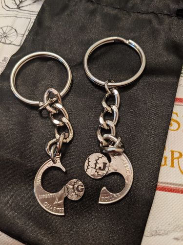Customer photo review of Baseball and Softball Couples and Best Friends Necklaces