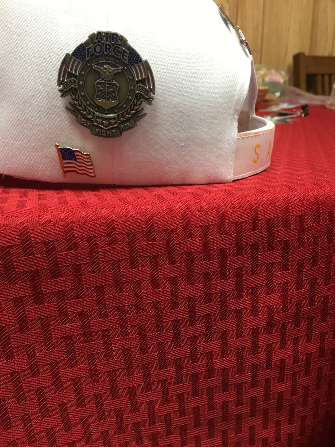 Customer photo review of US Air Force Veteran's Day Pin