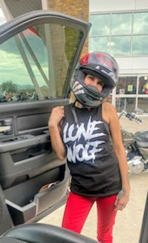 Customer photo review of Lone Wolf Flag