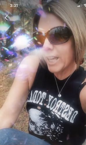 Customer photo review of #Destroy Tank Top - 014