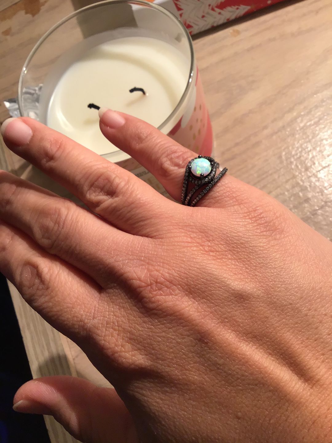Customer photo review of Surprise Candle - 925 Sterling Silver Jewelry Collection