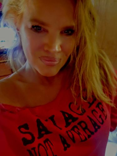 Customer photo review of #Savage Wide Neck Hoodie - 018