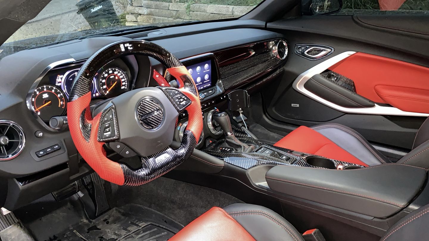 Customer photo review of Start/Stop Button Surround Trim Cover for 2016-2020 6th Gen Chevy Camaro