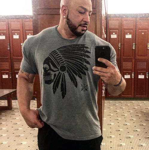 Customer photo review of 43- Apache Tee