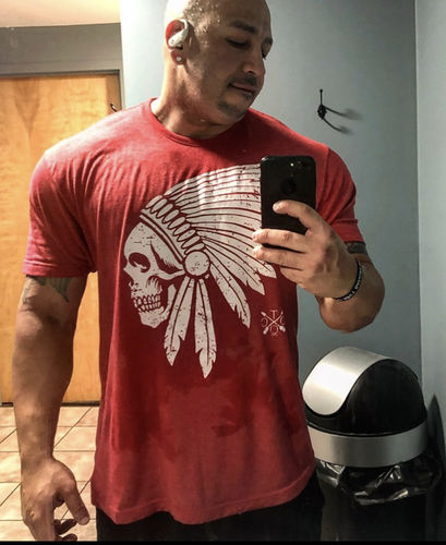 Customer photo review of 21- Apache Tee