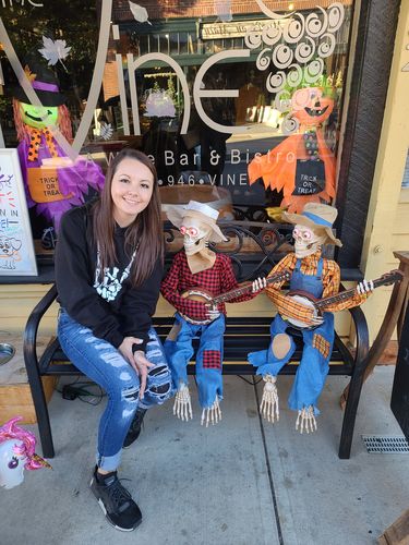 Customer photo review of 158 - Regret Crop Hoodie