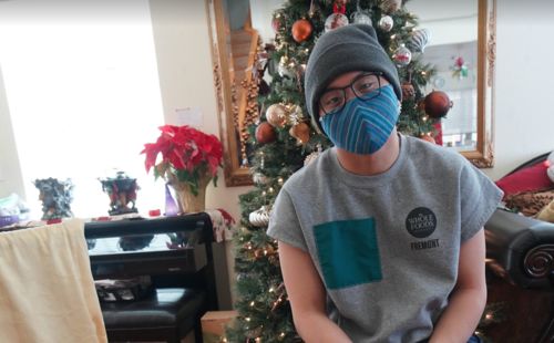 Customer photo review of Handwoven Face Masks by Ifugao Nation