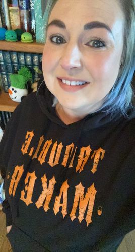 Customer photo review of #Trouble Hoodie - 027