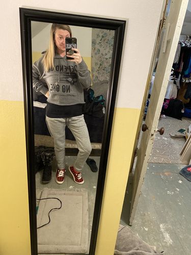 Customer photo review of #No One Crop Hoodie - 017