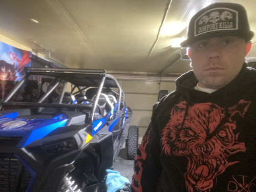 Customer photo review of 135 - Lone Wolf Hoodie