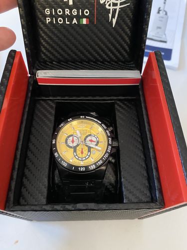 Customer photo review of Ignition Swiss Made - Black-Yellow Watch