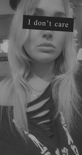 Customer photo review of 153 - Regret Wide Neck Hoodie