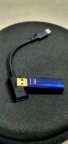 Customer photo review of AudioQuest Dragonfly Cobalt - USB DAC + Preamp + Headphone Amplifier