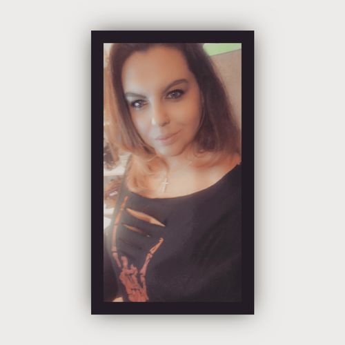 Customer photo review of 152 - Red Regret Wide Neck Hoodie