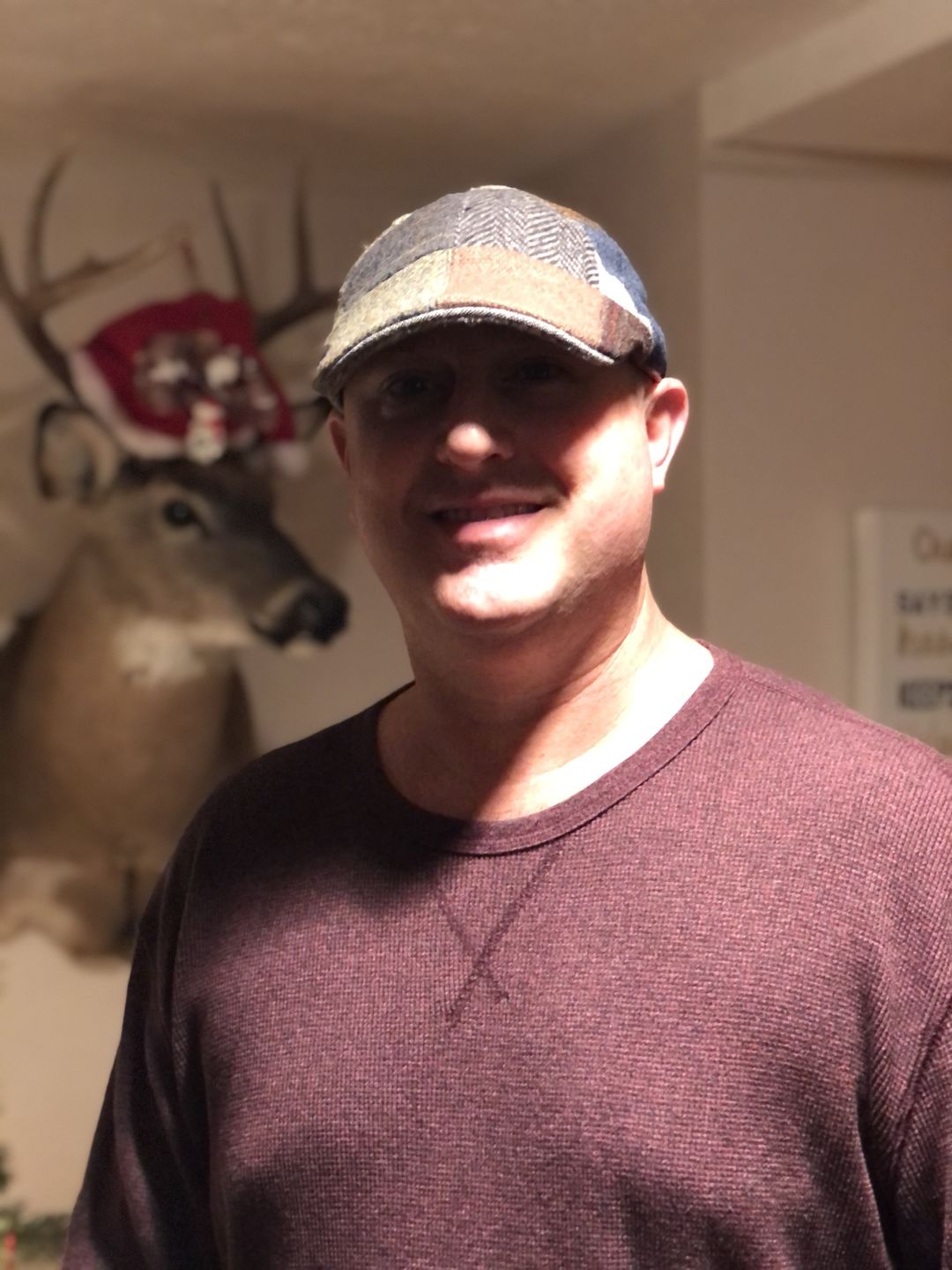 Customer photo review of Erin Cap Patchwork Tweed