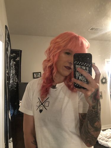 Customer photo review of 52- Outlaw Woman Crop Top