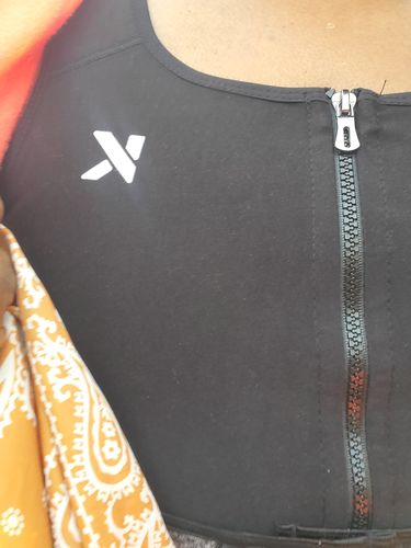 Customer photo review of Men's Zipper Heat Trapping Sweat Vest