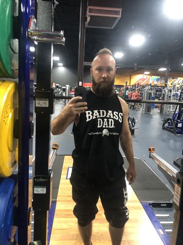 Customer photo review of #Lone Wolf Unisex Joggers - 033